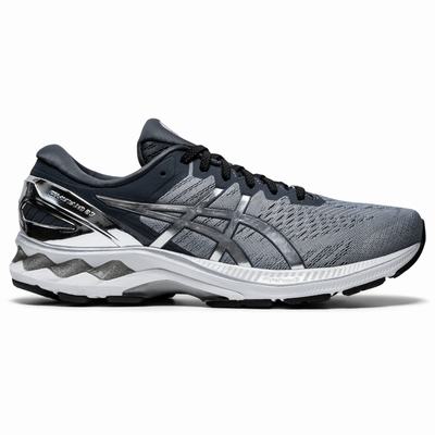 Asics Gel-Kayano 27 Platinum - Miesten Juoksukengät - Harmaat/Hopea